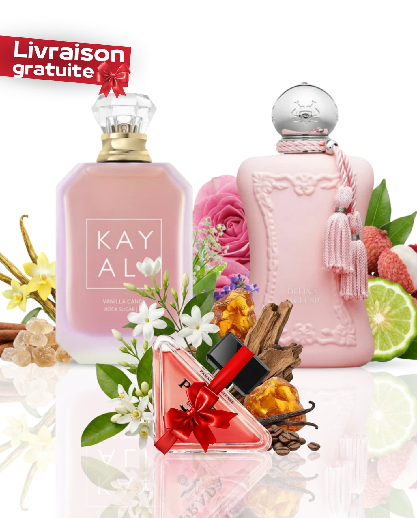 Kayali Vanilla + Delina + Prada Paradoxe
