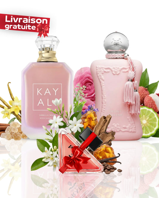 Kayali Vanilla + Delina + Prada Paradoxe