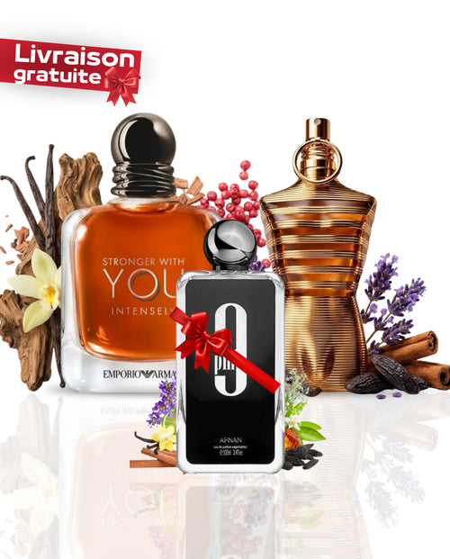 Stronger With You Intensely 10ML + 9PM 10ML + Le Male 10ML