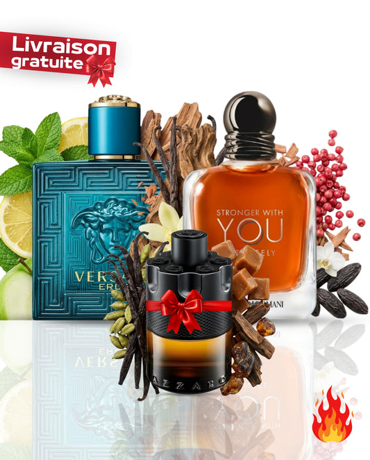 Versace Eros + Stronger With You Intensely + The Most Wanted