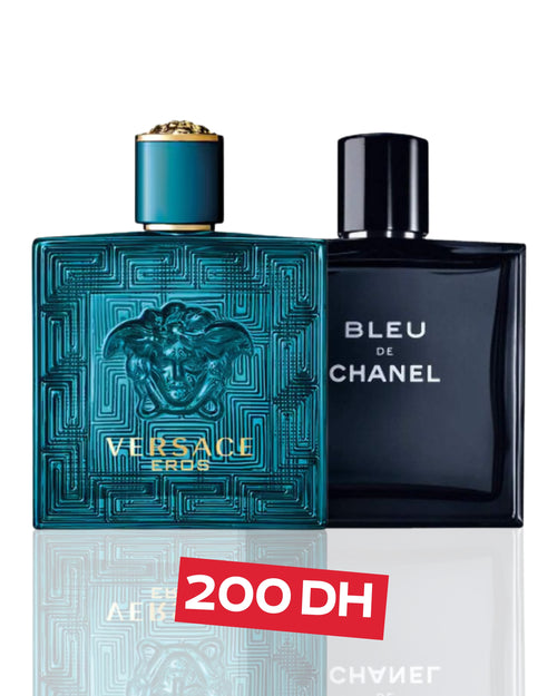 VERSACE EROS 10ML + BLEU DE CHANEL 10ML